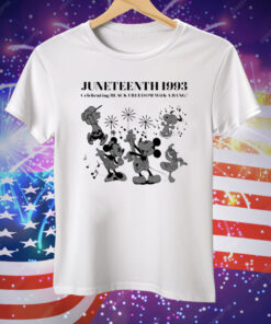 Mickey Juneteenth 1993 Celebrating Black Freedom With A Bang Tee Shirt