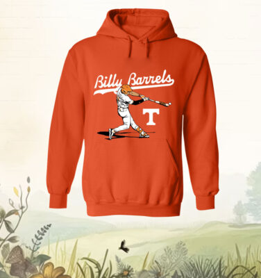 Tennessee Baseball Billy Amick Billy Barrels Tee Shirt