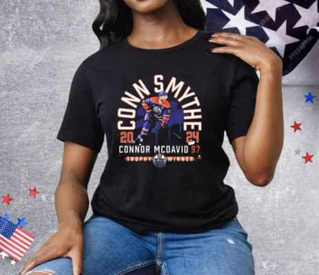 Connor McDavid #97 Edmonton Oilers 2024 Conn Smythe Trophy Winner Tee Shirt