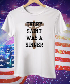 Chris Brown Every Saint Was A Sinner Tee Shirt