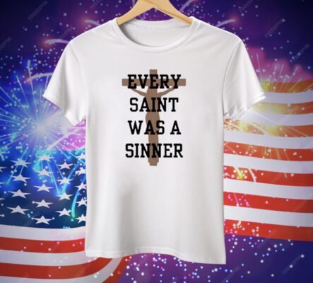 Chris Brown Every Saint Was A Sinner Tee Shirt