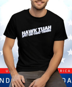 Hawk Tuah Spit On That Thang Oreo Text Tee Shirt