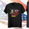 Despicable friends Minions as Wolverine and Deadpool Shirt