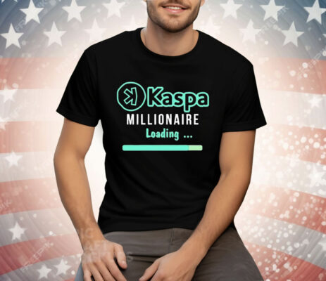 Braver Crypto Kaspa Millionaire Loading Tee Shirt