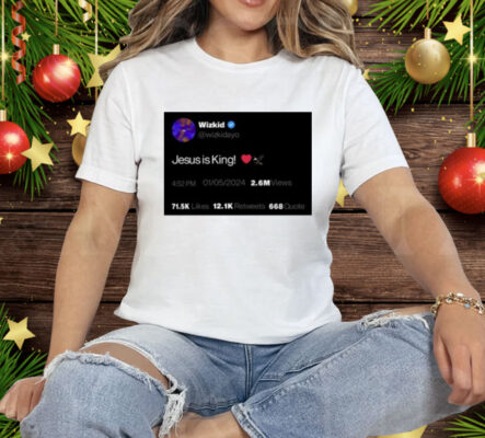 Wizkid Jesus Is King Tee Shirt