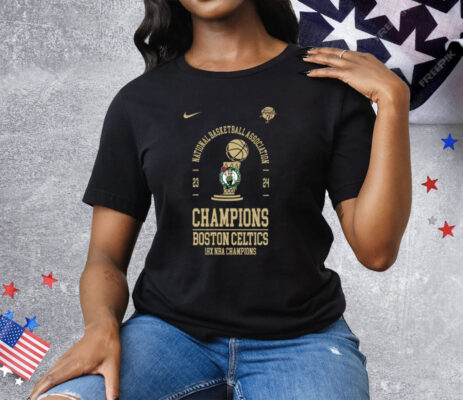 Boston Celtics 2023-2024 National Basketball Association 18-Time Finals Champions Tee Shirt
