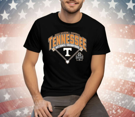 Tennessee Volunteers 2024 NCAA Division I Men’s Baseball National Champions College World Series Diamond Tee Shirt