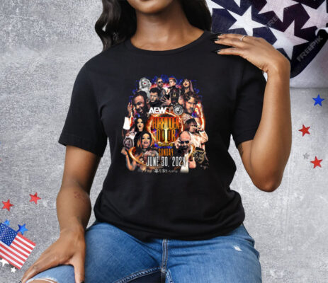 AEW FORBIDDEN DOOR 2024 EVENT TALENT POSTER Tee Shirt