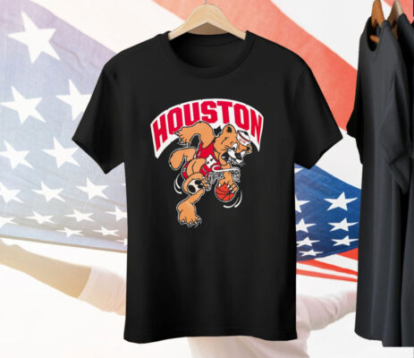 Houston Cougars basketball player mascot Tee Shirt
