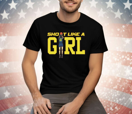 Caitlin Clark Shoot Like A Girl Tee Shirt