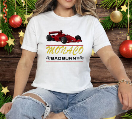 Most Wanted Tour Monaco Race Car Tour Badbunny T-Shirt