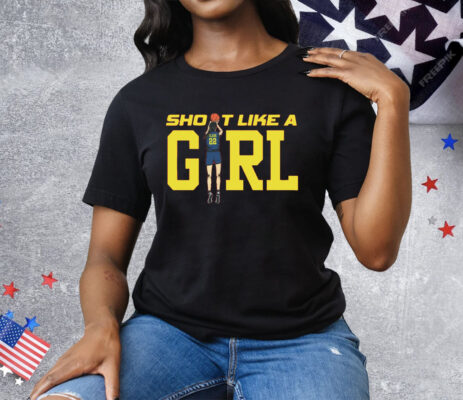 Caitlin Clark Shoot Like A Girl Tee Shirt