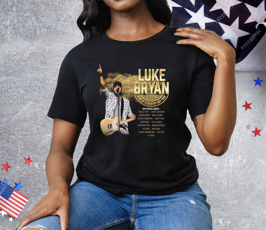 Luke Bryan Mind Of A Country Boy Tour Tee Shirt - Image 2