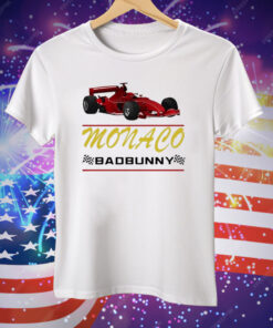 Most Wanted Tour Monaco Race Car Tour Badbunny T-Shirt