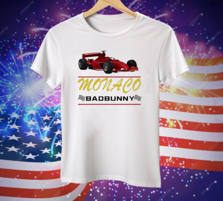 Most Wanted Tour Monaco Race Car Tour Badbunny T-Shirt