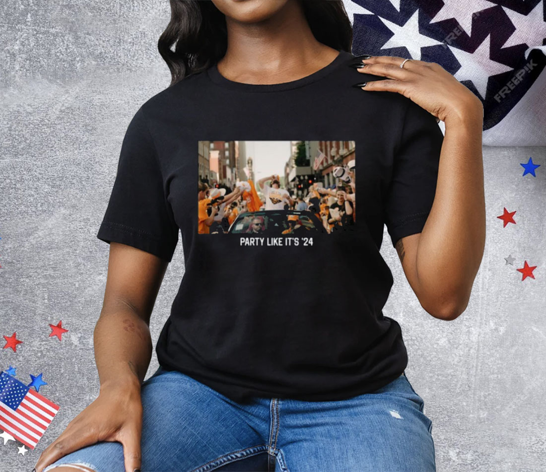 Matthew Hibbing Party Like It’S ’24 Tee Shirt Matthew Hibbing Party Like It’S ’24 Tee Shirt - Image 2
