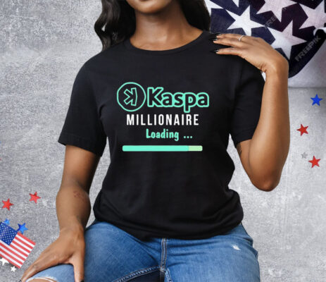 Braver Crypto Kaspa Millionaire Loading Tee Shirt