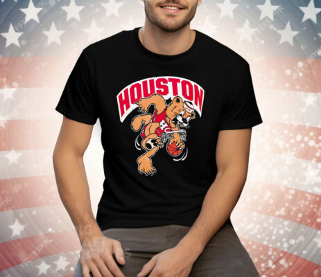 Houston Cougars basketball player mascot Tee Shirt