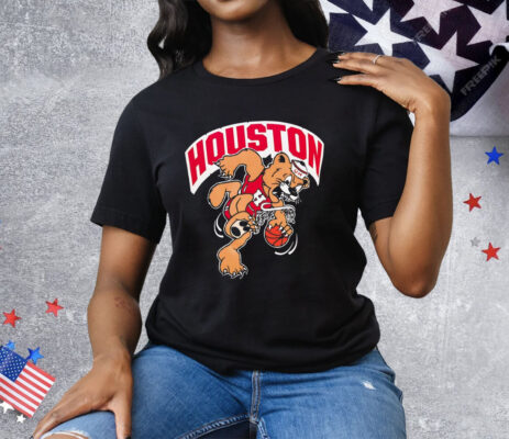 Houston Cougars basketball player mascot Tee Shirt