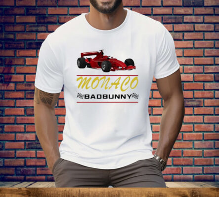 Most Wanted Tour Monaco Race Car Tour Badbunny T-Shirt
