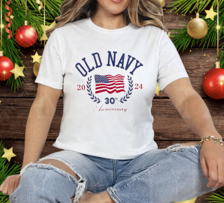 Old Navy Flag 4th 0f July 2024 Tee Shirt