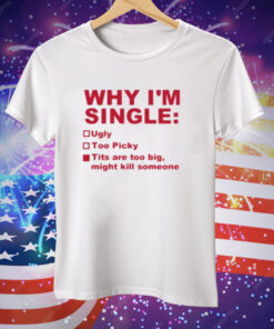 Why I’m Single Ugly Too Picky Tits Are Too Big Tee Shirt
