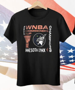 Minnesota Lynx 2024 WNBA Commissioner's Cup Champions T-Shirt