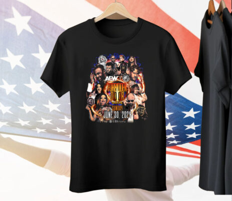 AEW FORBIDDEN DOOR 2024 EVENT TALENT POSTER Tee Shirt