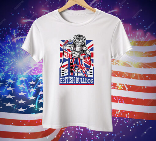 British Bulldog Matilda flag Tee Shirt