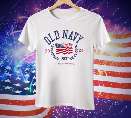 Old Navy Flag 4th 0f July 2024 Tee Shirt