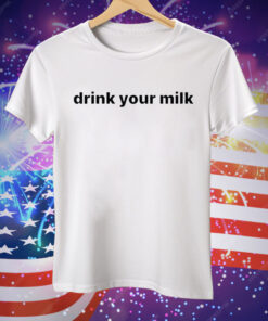 Scarlett Johansson Drink Your Milk Tee Shirt