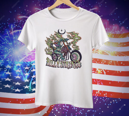 Billy Strings Summer 2024 Motorcycle Alien Tee Shirt