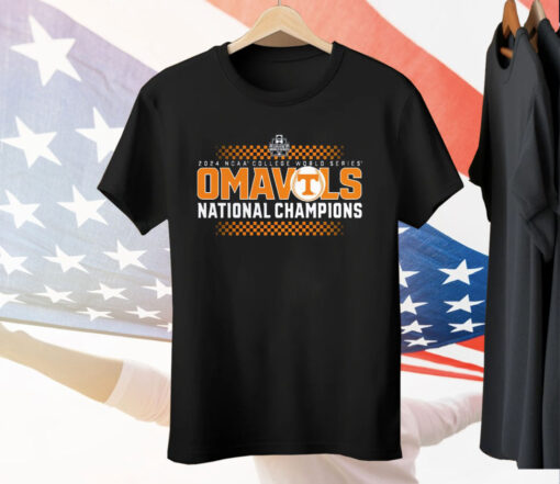 Tennessee Volunteers 2024 Ncaa Men’s Baseball College World Series Champions Dugout Energy Tee Shirt
