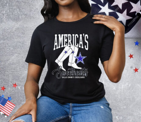 America’s Sweethearts Dallas Cowboys Cheerleaders Boots Tee Shirt