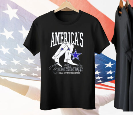 America’s Sweethearts Dallas Cowboys Cheerleaders Boots Tee Shirt