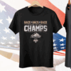 BIRMINGHAM STALLIONS BACK-TO-BACK-TO-BACK SPRING FOOTBALL CHAMPS Tee Shirt