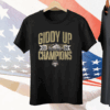 BIRMINGHAM STALLIONS GIDDY UP CHAMPIONS Tee Shirt