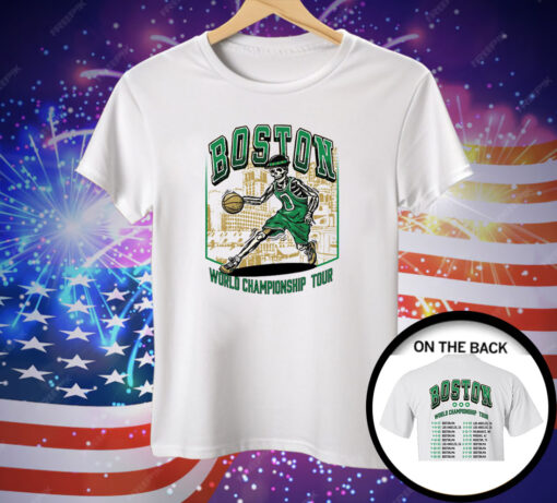 Boston Celtics World Championship Tour Tee Shirt