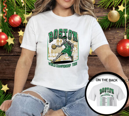 Boston Celtics World Championship Tour Tee Shirt
