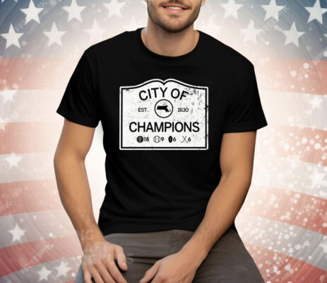 Boston City Of Champions Tee Shirt