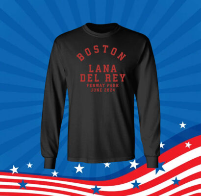 Boston Lana Del Rey Fenway Park June 2024 Tee Shirt