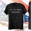 Dominic Fike Out Of Order Tour Sample Tee Shirt