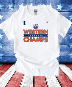 Edmonton Oilers 2024 Western Conference Champions Locker Room Shirt