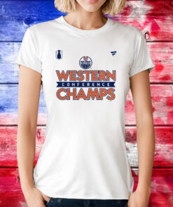 Edmonton Oilers 2024 Western Conference Champions Locker Room Shirt