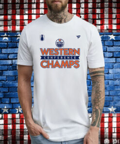 Edmonton Oilers 2024 Western Conference Champions Locker Room Shirt