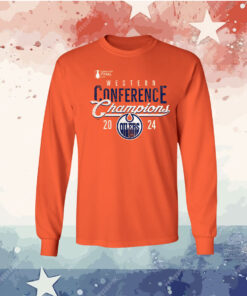Edmonton Oilers Fanatics 2024 Western Conference Champions T-Shirt