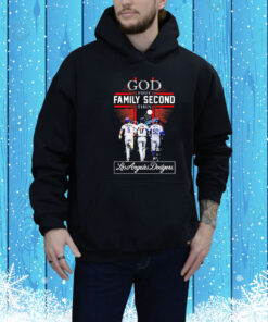 Freeman Ohtani Betts God first family second Los Angeles Dodgers signatures Tee Shirt