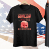 Funny Joe Biden I'm Voting For The Outlaw Not Kid Sniffer Tee Shirt