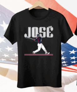 Jose Ramirez Slugger Swing Ladies Boyfriend Tee Shirt