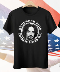 Justinwhang Remember Kids Charlie Loves You Tee Shirt